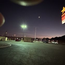 Tesla Supercharger - Quartzsite - These are the slower charters. Go to the one in the next parking lot