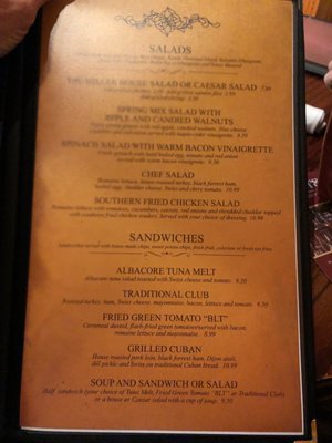 Menu photo 7 The Miller House Owensboro, KY Menu photo 7 The Miller House Owensboro, KY