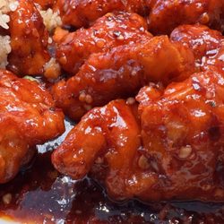 Detail of General Tso's Chicken (Lunch Special)
