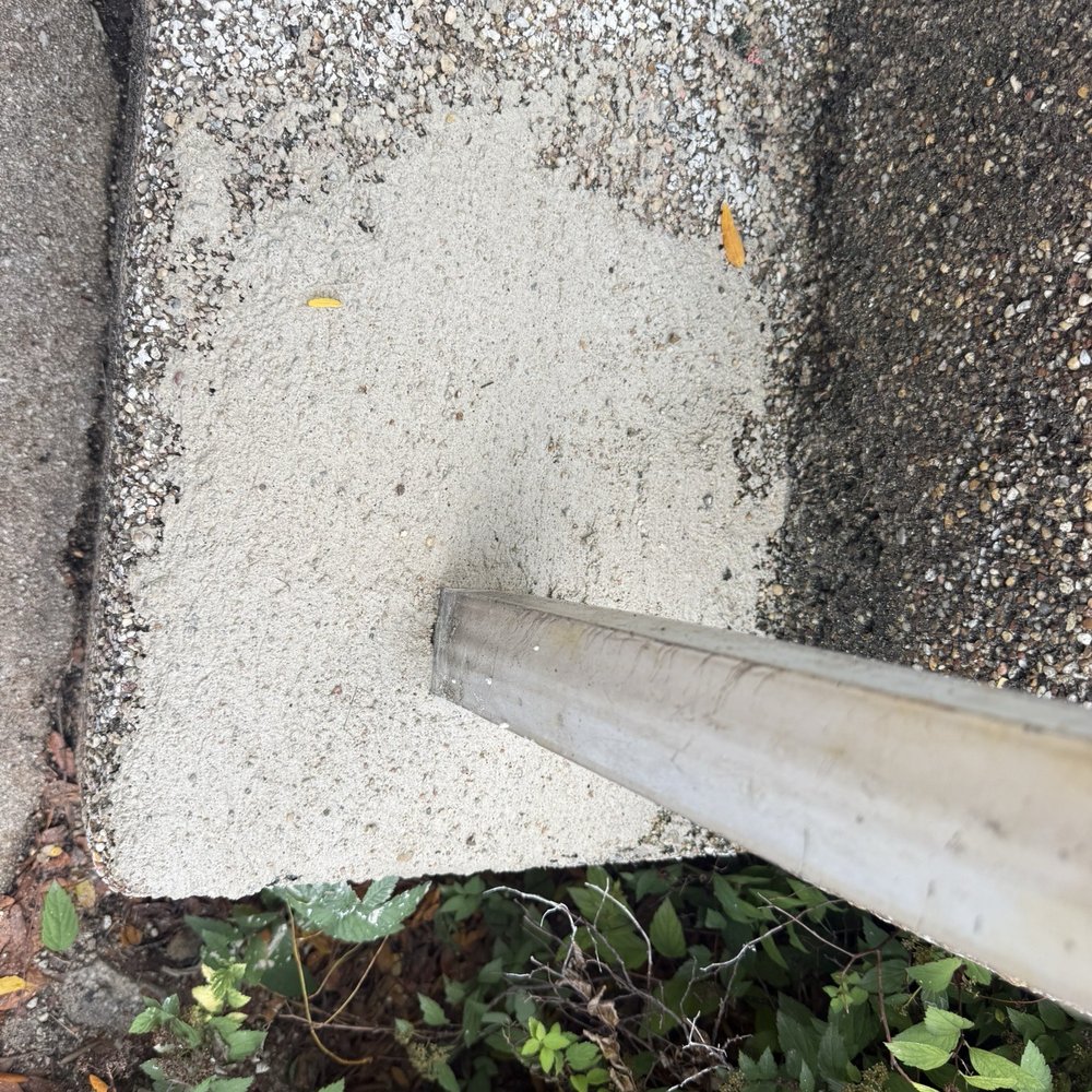 JL Concrete Design - Patching around the stair post - Masonry/Concrete Near Me JL Concrete Design - Patching around the stair post - Masonry/Concrete Near Me