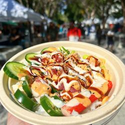 Jackson Memorial Foundation Green Market @ Alamo Park - Poke Bowl