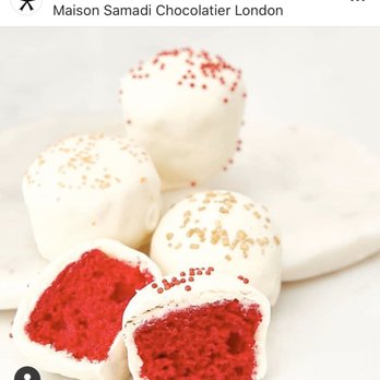Maison Samadi - Maison Samadi Red Velvet mini cake - Chocolatiers & Shops Near Me - London, XGL Maison Samadi - Maison Samadi Red Velvet mini cake - Chocolatiers & Shops Near Me - London, XGL