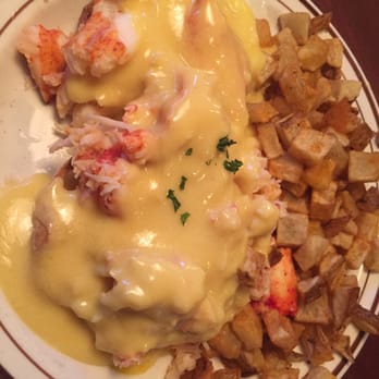 Poor Boy’s Diner - Lobster Benedict with home fries. - American Near Me - Londonderry, New Hampshire Poor Boy’s Diner - Lobster Benedict with home fries. - American Near Me - Londonderry, New Hampshire
