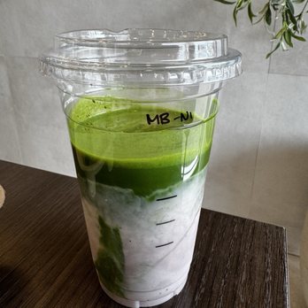Airoma Cafe - Oh My!! No ice but look at the Matcha color!! 10/10!!!! - Coffee & Tea Near Me - Garden Grove, California Airoma Cafe - Oh My!! No ice but look at the Matcha color!! 10/10!!!! - Coffee & Tea Near Me - Garden Grove, California