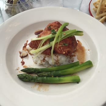 Frenchie's - Salmon and Sticky Rice. - French Near Me - Coral Gables, Florida Frenchie's - Salmon and Sticky Rice. - French Near Me - Coral Gables, Florida