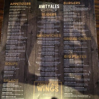 Amity Ales - Menu - Gastropubs Near Me - Amityville, New York Amity Ales - Menu - Gastropubs Near Me - Amityville, New York