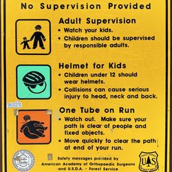 Snow Bunny Sno Park - Be careful out there when sledding!