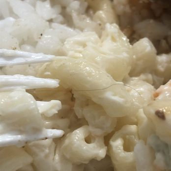 Oh My Grill - Hair in Mac salad - Diners Near Me - Honolulu, Hawaii