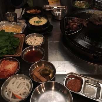 Let's Meat - Thinly sliced ribeye (bulgogi) and steamed egg (gaelanjjim) in the stone pot! - Korean Near Me - New York, New York
