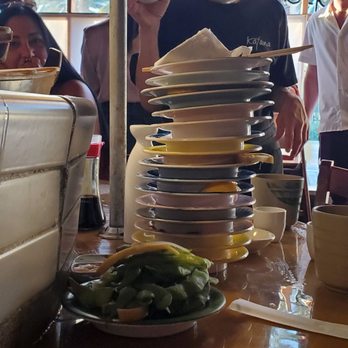Katana - Stack of plates equals your bill. - Sushi Bars Near Me - Miami Beach, Florida