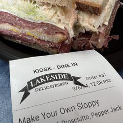 Lakeside Deli Verona - Sloppy Joe custom sandwich