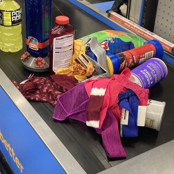 Walmart - a variety of items on a conveyor belt - Department Stores Near Me - Paso Robles, California