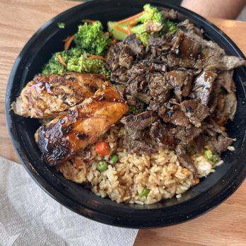 Teriyaki Madness - A 2-protein rice bowl - Japanese Near Me - Visalia, California Teriyaki Madness - A 2-protein rice bowl - Japanese Near Me - Visalia, California