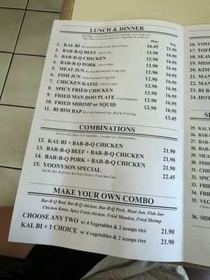 Menu photo 3 Yoonyson Korean BBQ Kaneohe, HI Menu photo 3 Yoonyson Korean BBQ Kaneohe, HI