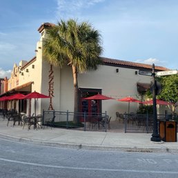 Exterior outside entrance of Flippers Pizza - Outdoor Seating area - Lady Lake, Florida Exterior outside entrance of Flippers Pizza - Outdoor Seating area - Lady Lake, Florida