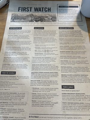 Menu photo 1 First Watch Shawnee, KS