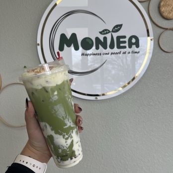 Montea Boba - Banana pudding matcha - Bubble Tea Near Me - Stockton, California