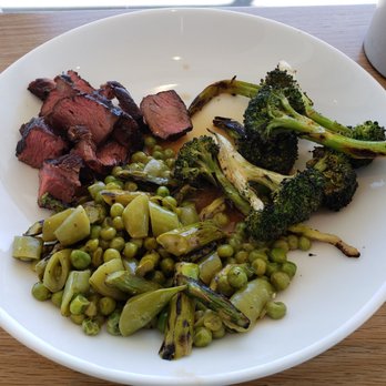 MIXT - Plate with steak, brocolli and asparagus mix - Salad Near Me - San Ramon, California MIXT - Plate with steak, brocolli and asparagus mix - Salad Near Me - San Ramon, California