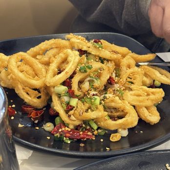 Dim Sum King Master - Deep fried salt and pepper calamari rings that are nice spicy! - Dim Sum Near Me - West Covina, California