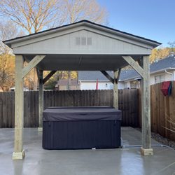 A-1 Storage Buildings - 10x10 covered awning for a hot tub