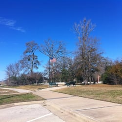 Brazos Valley Veterans Memorial - Taken from the parking lot to the Veterans Memorial.