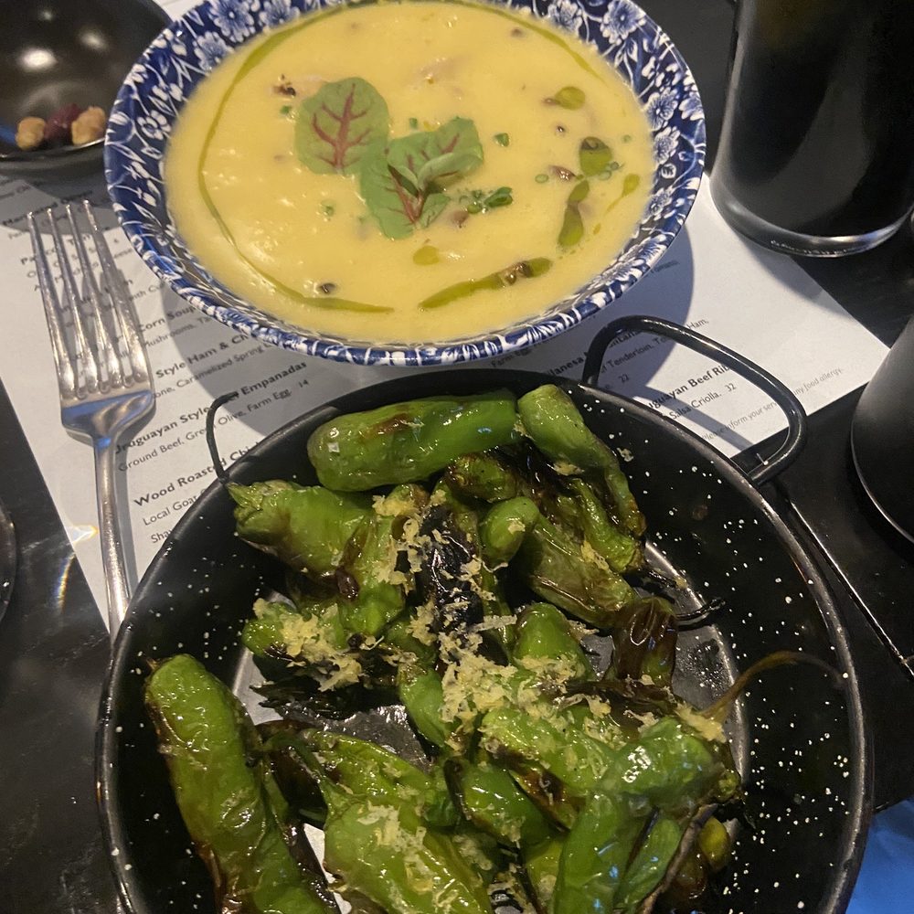 La Bodega - Corn soup was great, shishito peppers were boring - Spanish Near Me - Watertown, Massachusetts