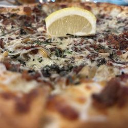 The Rye Grill & Bar - Clam pie close-up