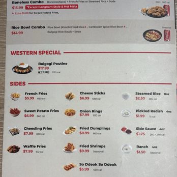 bb.q Chicken DT Riverside - Menu 3/3 (as of 8/19/2025) - Chicken Shop Near Me - Riverside, California