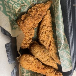 Louisiana Rub Tenders cooked well done Louisiana Rub Tenders cooked well done