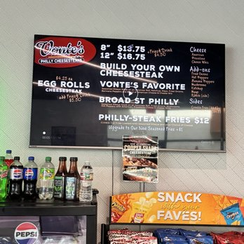 Vontes Philly Cheesesteak - Menu and add-ons - Food Trucks Near Me - Fort Worth, Texas Vontes Philly Cheesesteak - Menu and add-ons - Food Trucks Near Me - Fort Worth, Texas