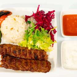 The Kebab Zone - Turkish Adana Kebab Platter