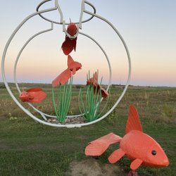 Porter Sculpture Park - The Gold Fish Bowl