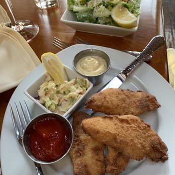 Bridgewater Bistro - Wild Cod Fish & Chips (sub chips for a side Caesar) - New American Near Me - Astoria, Oregon Bridgewater Bistro - Wild Cod Fish & Chips (sub chips for a side Caesar) - New American Near Me - Astoria, Oregon