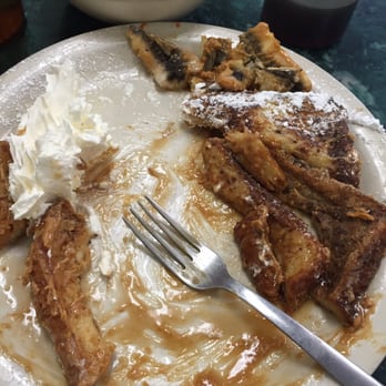 Clary's Cafe - Had high hopes for The Elvis but the mostly black bananas were also too firm. Gave some to my husband and sorta picked at it. - Breakfast & Brunch Near Me - Savannah, Georgia Clary's Cafe - Had high hopes for The Elvis but the mostly black bananas were also too firm. Gave some to my husband and sorta picked at it. - Breakfast & Brunch Near Me - Savannah, Georgia