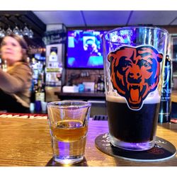 Jimmy's Place - One Bear One Shot @ Jimmy's Lyons, IL  SouthSide Blue Collar Dive Bar.Easy Friendly Service & Atmosphere. Pool Jukebox Slots. Cool!