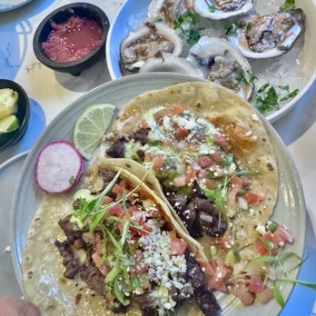 El Barrio Cantina - 2 Signature Steak Tacos (Corn) Plate - Mexican Near Me - Long Beach, California El Barrio Cantina - 2 Signature Steak Tacos (Corn) Plate - Mexican Near Me - Long Beach, California