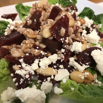Inspiration Kitchens - Beet and Faro Salad w Goat Cheese - New American Near Me - Chicago, Illinois Inspiration Kitchens - Beet and Faro Salad w Goat Cheese - New American Near Me - Chicago, Illinois