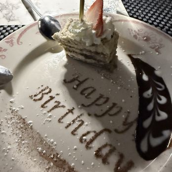 Carbonara - Birthday dessert - Italian Near Me - Arlington, Virginia Carbonara - Birthday dessert - Italian Near Me - Arlington, Virginia