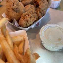 10 piece chicken bites and fries 10 piece chicken bites and fries