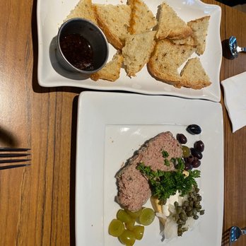 Prime Roast Cafe - Complementary toast with tapenade and duck pate and salmon pate - Cafes Near Me - Honolulu, Hawaii Prime Roast Cafe - Complementary toast with tapenade and duck pate and salmon pate - Cafes Near Me - Honolulu, Hawaii