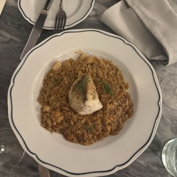Alisa - Monk fish orzo - Greek Near Me - Venice, California Alisa - Monk fish orzo - Greek Near Me - Venice, California