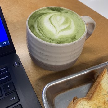 Brass Tacks - Matcha Latte with toasted PB&J - Coffee & Tea Near Me - Houston, Texas Brass Tacks - Matcha Latte with toasted PB&J - Coffee & Tea Near Me - Houston, Texas