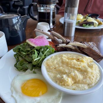 Le Sel Bistro - Lambchop and grits - Breakfast & Brunch Near Me - Tacoma, Washington Le Sel Bistro - Lambchop and grits - Breakfast & Brunch Near Me - Tacoma, Washington