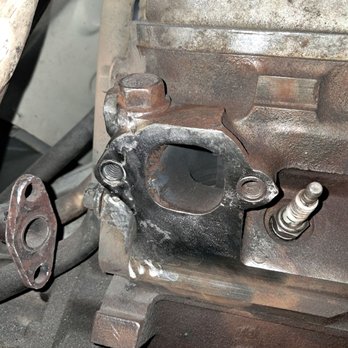 Yovis Welding And Automations - The exhaust port on the head of the engine cracked and was welded back on in a very tight spot. Saved a lot of money! - Fences & Gates Near Me Yovis Welding And Automations - The exhaust port on the head of the engine cracked and was welded back on in a very tight spot. Saved a lot of money! - Fences & Gates Near Me