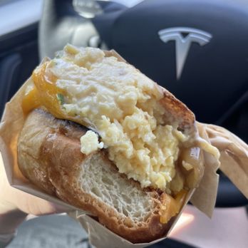 Egghead Sando Cafe - The The Scramble Sandwich - Breakfast & Brunch Near Me - San Jose, California