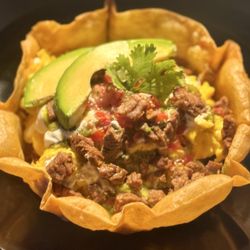 Frankie's - Carne Asada tostada bowl