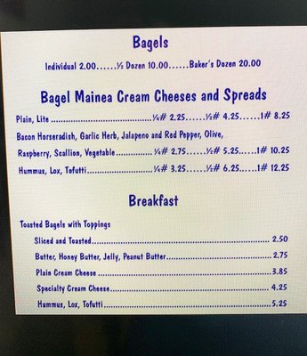 Menu photo 4 Bagel Mainea Augusta, ME