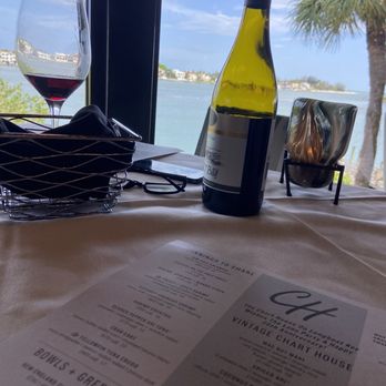 Chart House - Beautiful view from our table - Seafood Near Me - Longboat Key, Florida