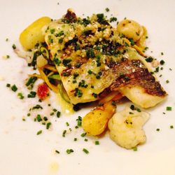 Le Mess - Filet de dorade grillée, potiron organic, châtaigne, romarin, huile de noix