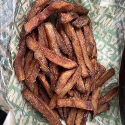 Burnt fries Burnt fries
